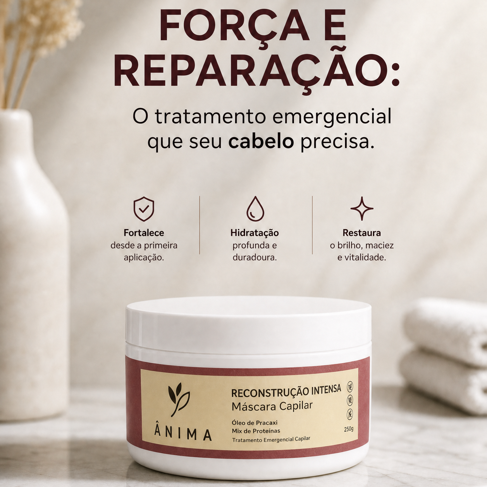 Máscara de Reconstrução Intensa